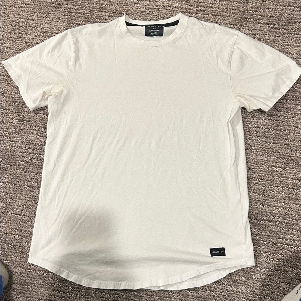 Hollister White Short Sleeve Tee